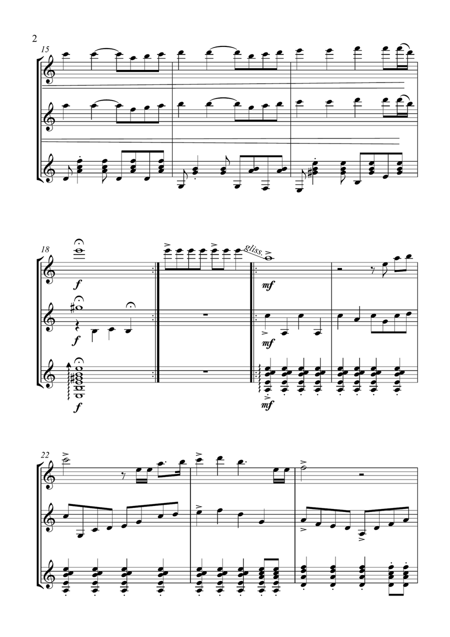 Tango Amoroso Tango Amoroso Guitar Ensemble scores gallery preview page 2
