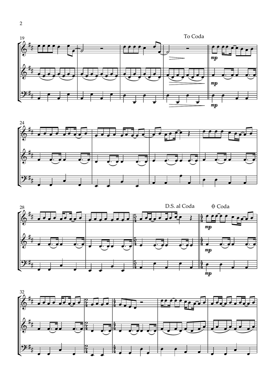 Across The Universe Across The Universe String Trio scores gallery preview page 2