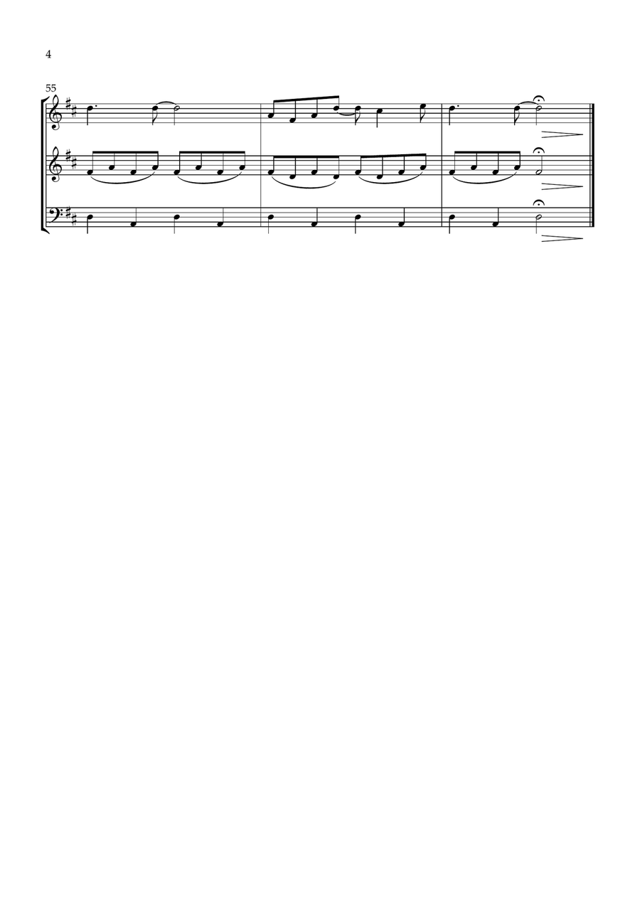 Across The Universe Across The Universe String Trio scores gallery preview page 4