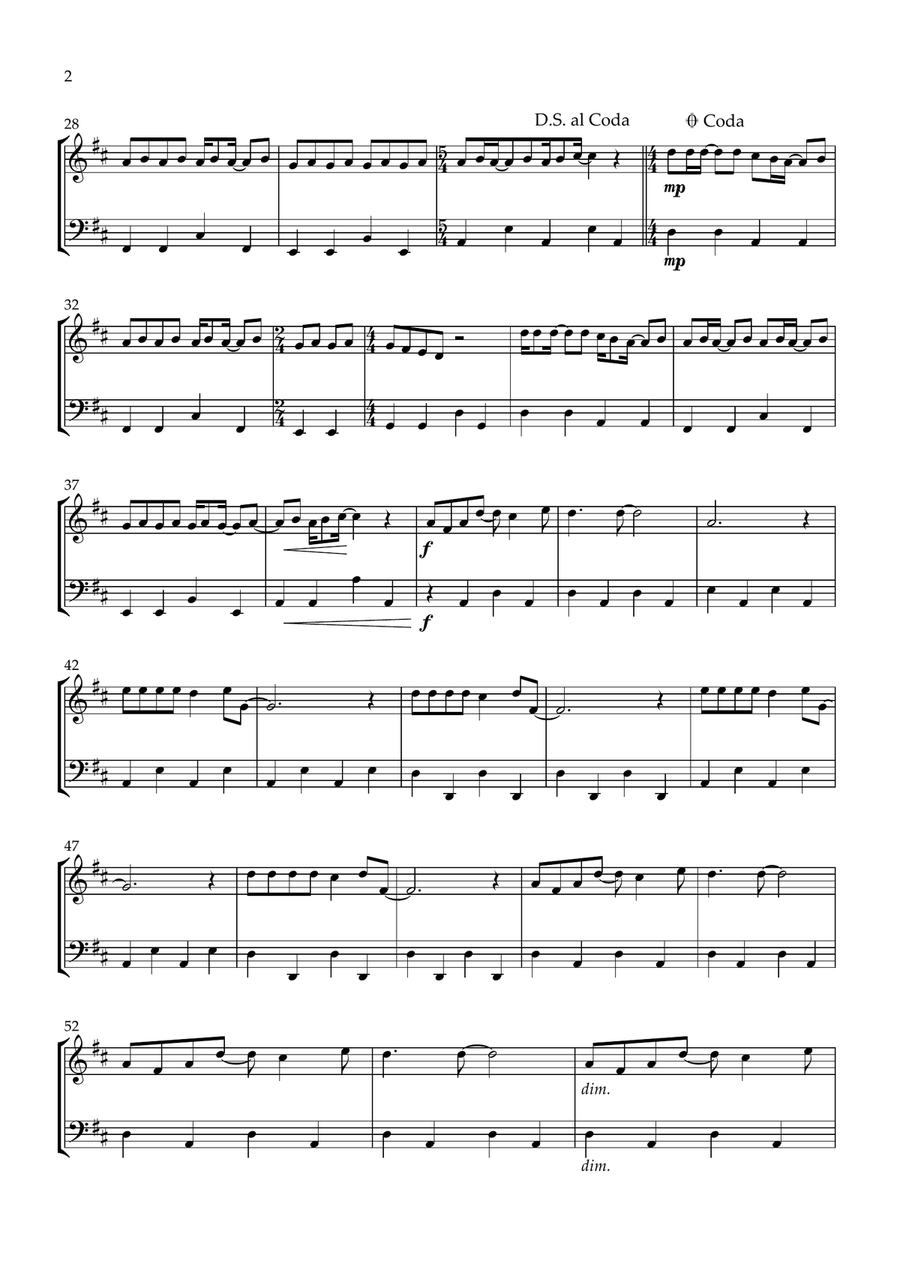 Across The Universe Across The Universe String Duet scores gallery preview page 2