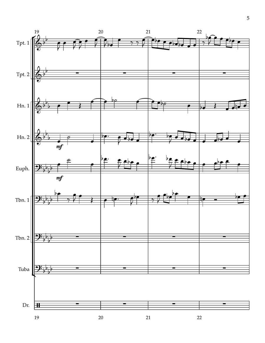 Suit Fugue: Dance of the A & R Men Brass Ensemble scores gallery preview page 5