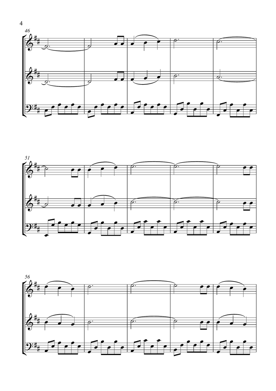 Annie's Song Annie's Song String Trio scores gallery preview page 4