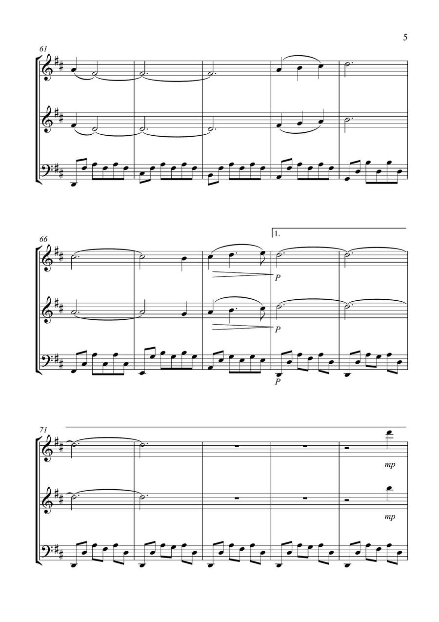 Annie's Song Annie's Song String Trio scores gallery preview page 5