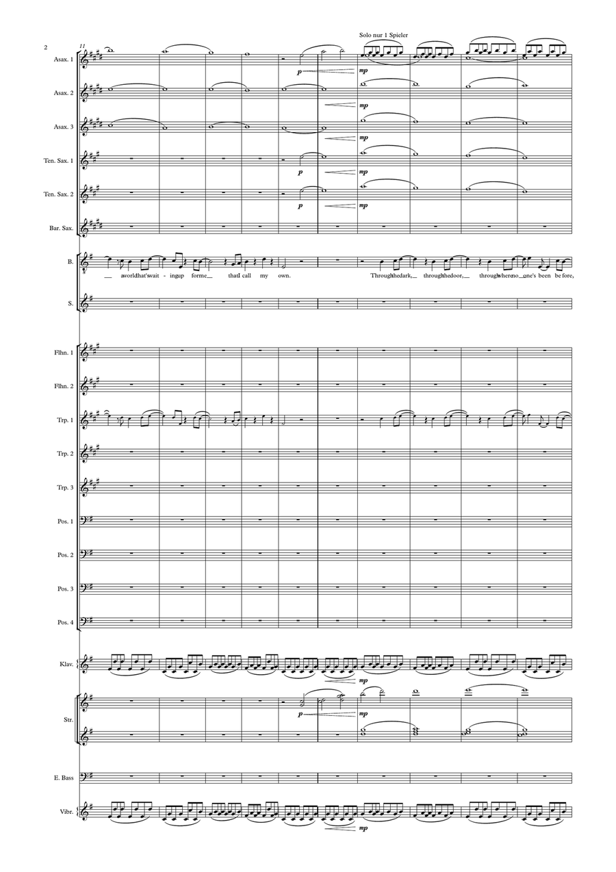 A Million Dreams Large Ensemble scores gallery preview page 2