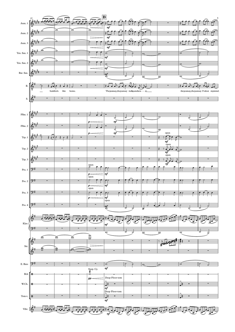 A Million Dreams Large Ensemble scores gallery preview page 3