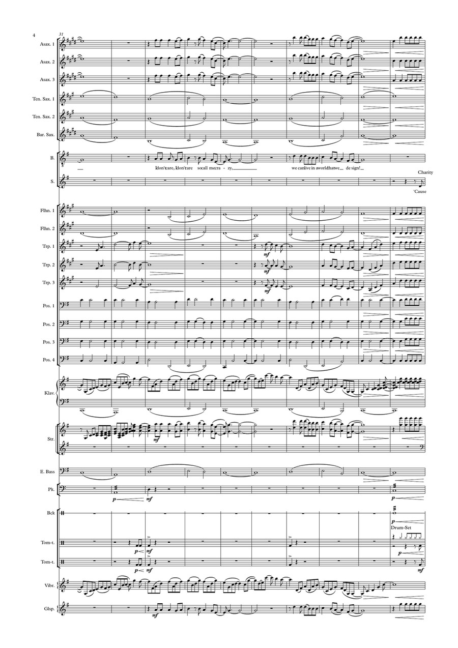 A Million Dreams Large Ensemble scores gallery preview page 4
