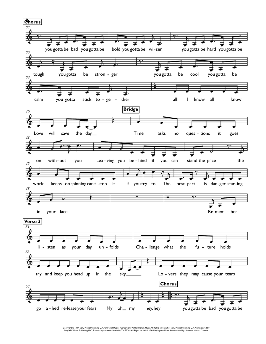 You Gotta Be You Gotta Be Medium Voice scores gallery preview page 2