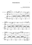 Greensleeves - A. Sax., Violin and Piano. Score and Parts.