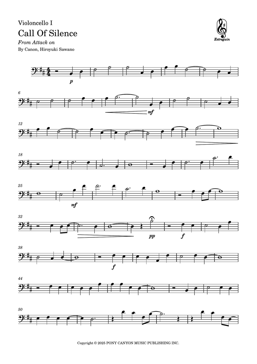 Call Of Silence String Duet scores gallery preview page 3