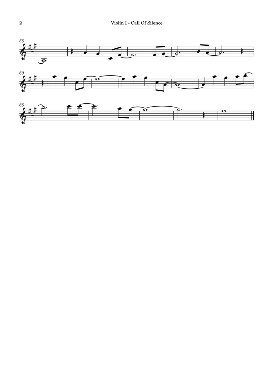 Call Of Silence Call Of Silence String Orchestra scores gallery preview page 6