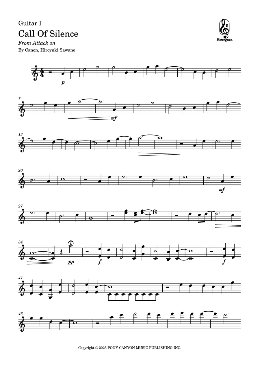 Call Of Silence Acoustic Guitar scores gallery preview page 3