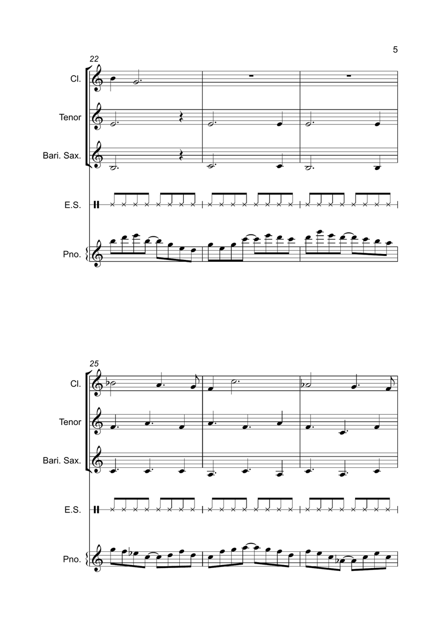 Avenues & Alleyways Small Ensemble scores gallery preview page 6