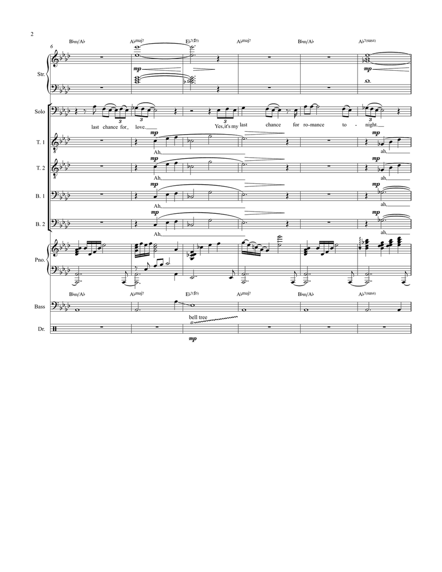 Last Dance Last Dance Small Ensemble scores gallery preview page 2