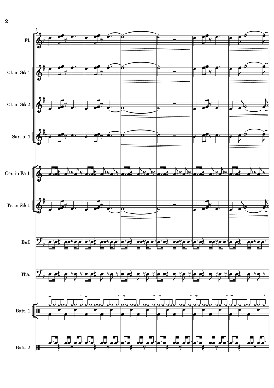 Another Brick In The Wall, Part 2 Woodwind Ensemble scores gallery preview page 2