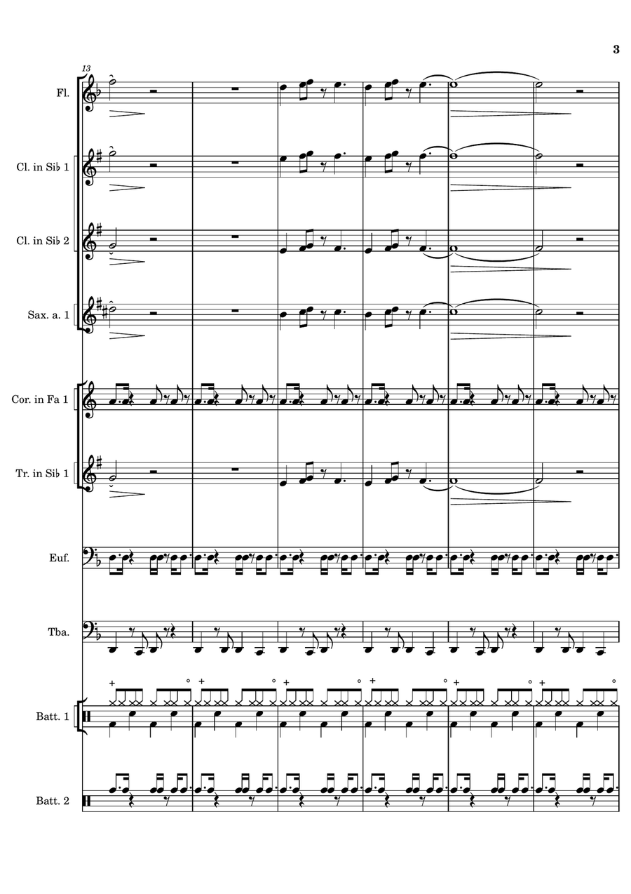 Another Brick In The Wall, Part 2 Woodwind Ensemble scores gallery preview page 3