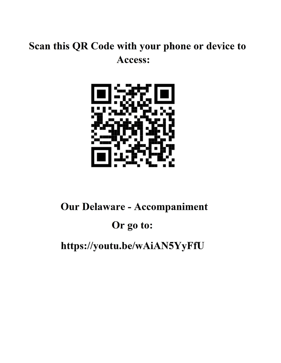 Our Delaware - for Alto Sax./Baritone Sax. with Piano Acccompaniment Baritone Saxophone scores gallery preview page 2