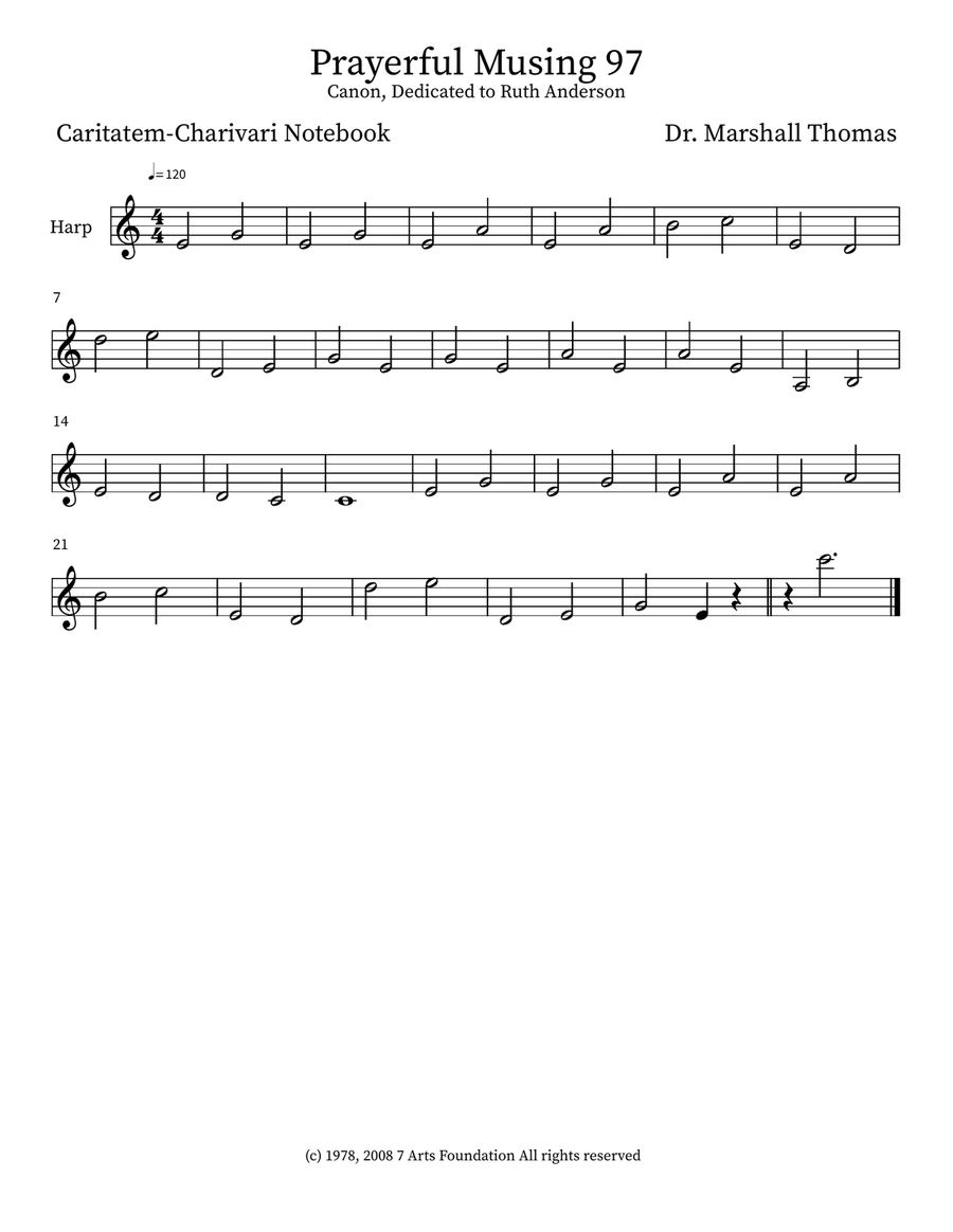 Prayerful Musing 97 Prayerful Musing 97 Small Ensemble scores gallery preview page 3