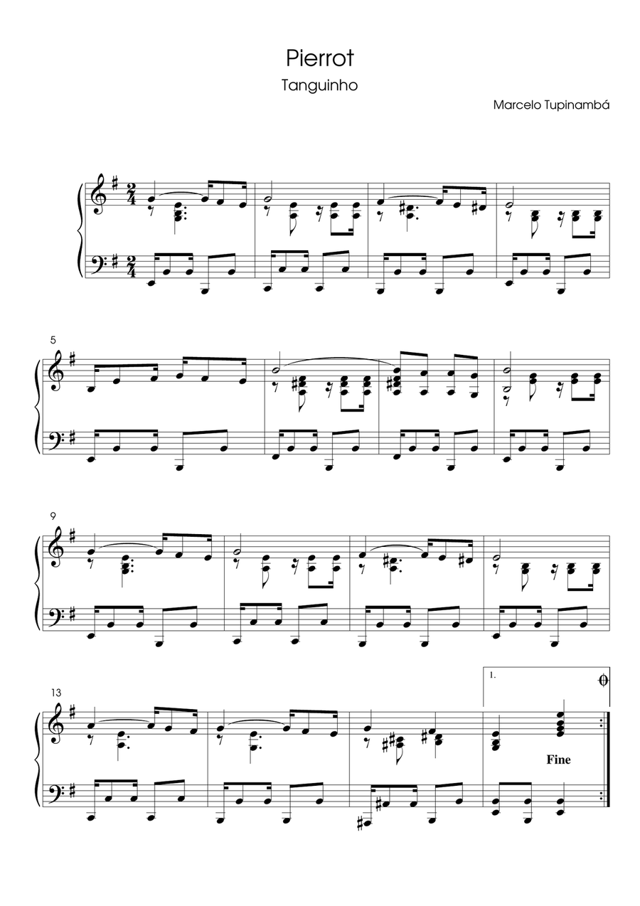 PIERROT Chamber Music scores gallery preview page 1