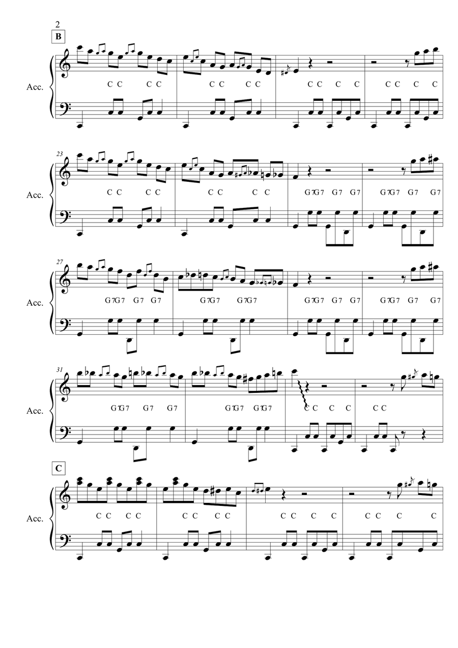 You never can tell You never can tell Accordion scores gallery preview page 2