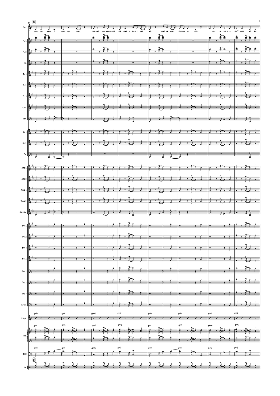Shape Of You Shape Of You Concert Band scores gallery preview page 5