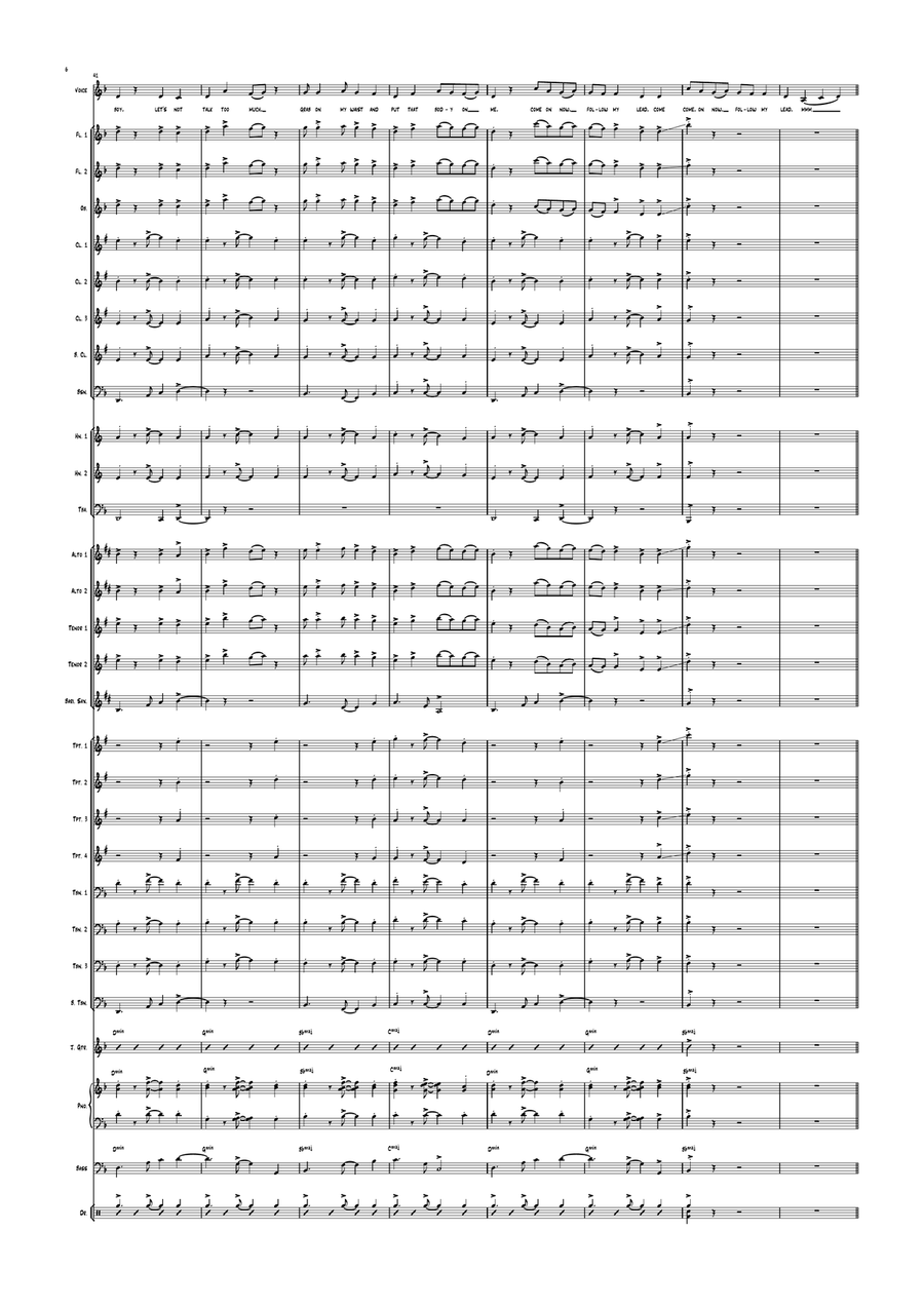 Shape Of You Shape Of You Concert Band scores gallery preview page 6