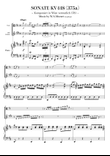 Sonta for 2 Pianos D major KV448 6.375a / Viola & Clarinet, Piano trio