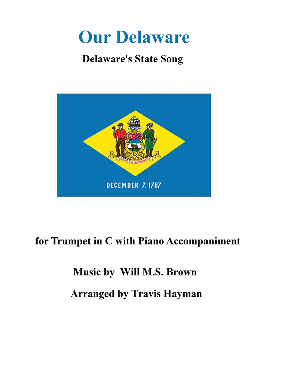 Our Delaware - for Trumpet in C with Piano Acccompaniment C Trumpet scores gallery preview page 1