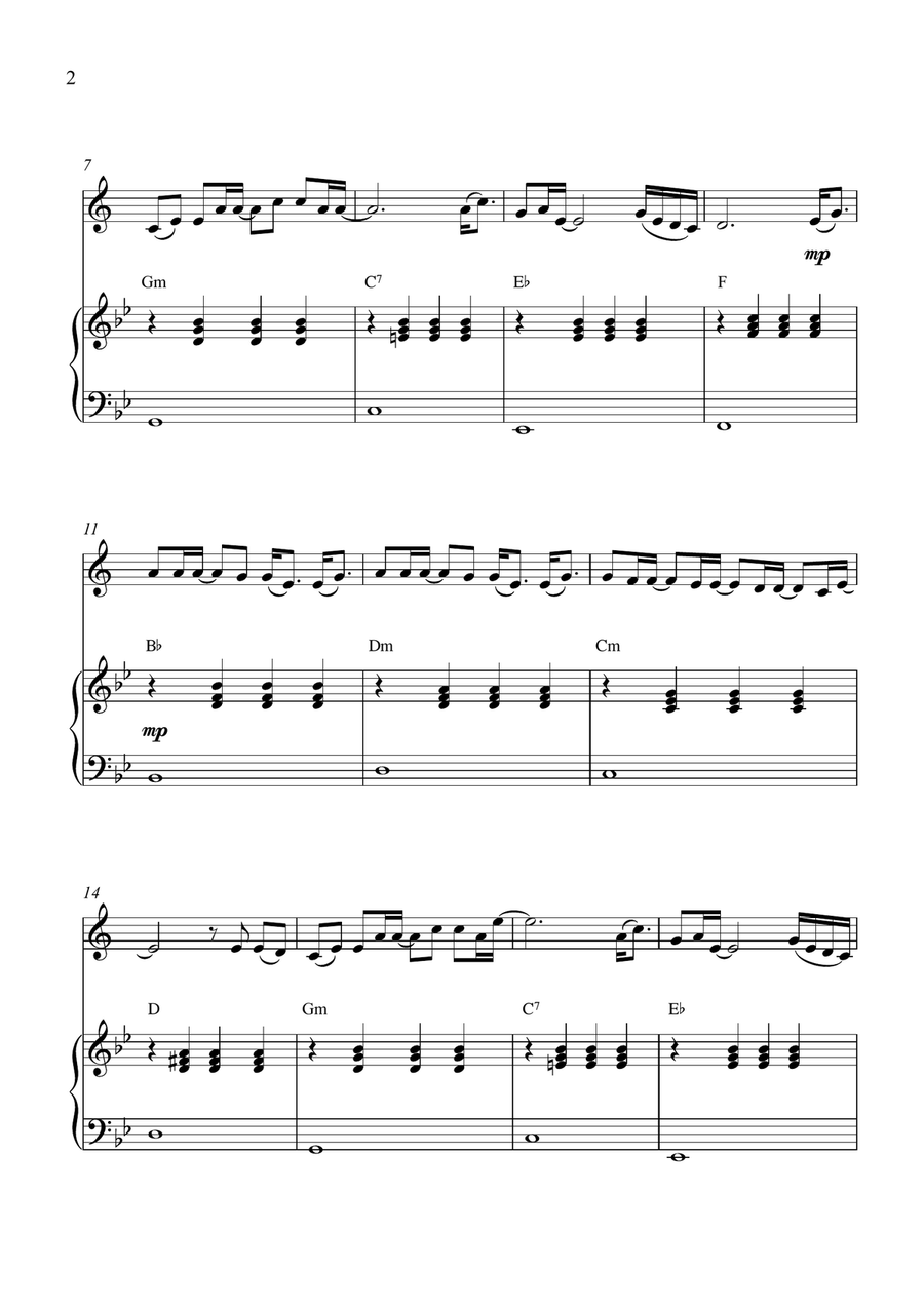 Without You Without You B-Flat Trumpet scores gallery preview page 2
