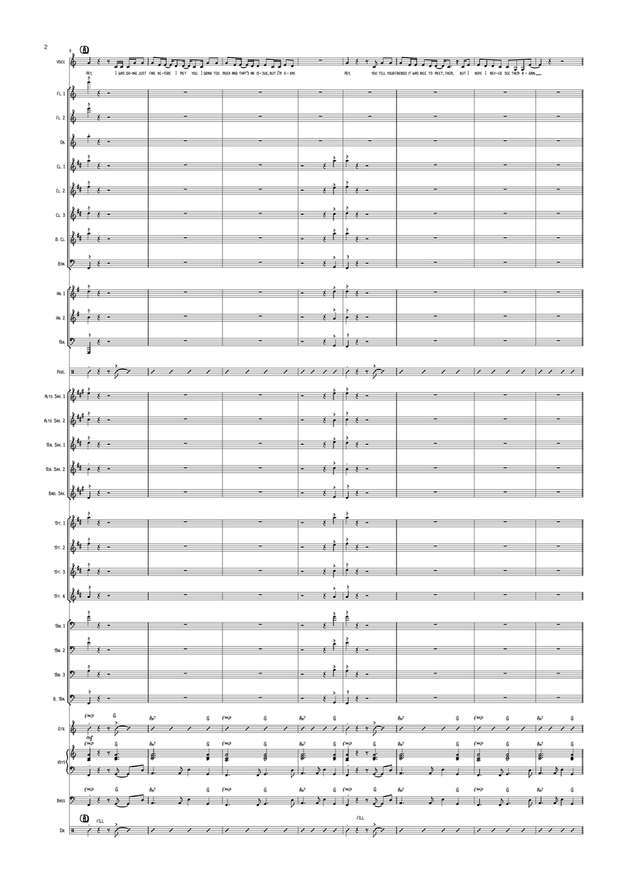 Closer Closer Concert Band scores gallery preview page 2