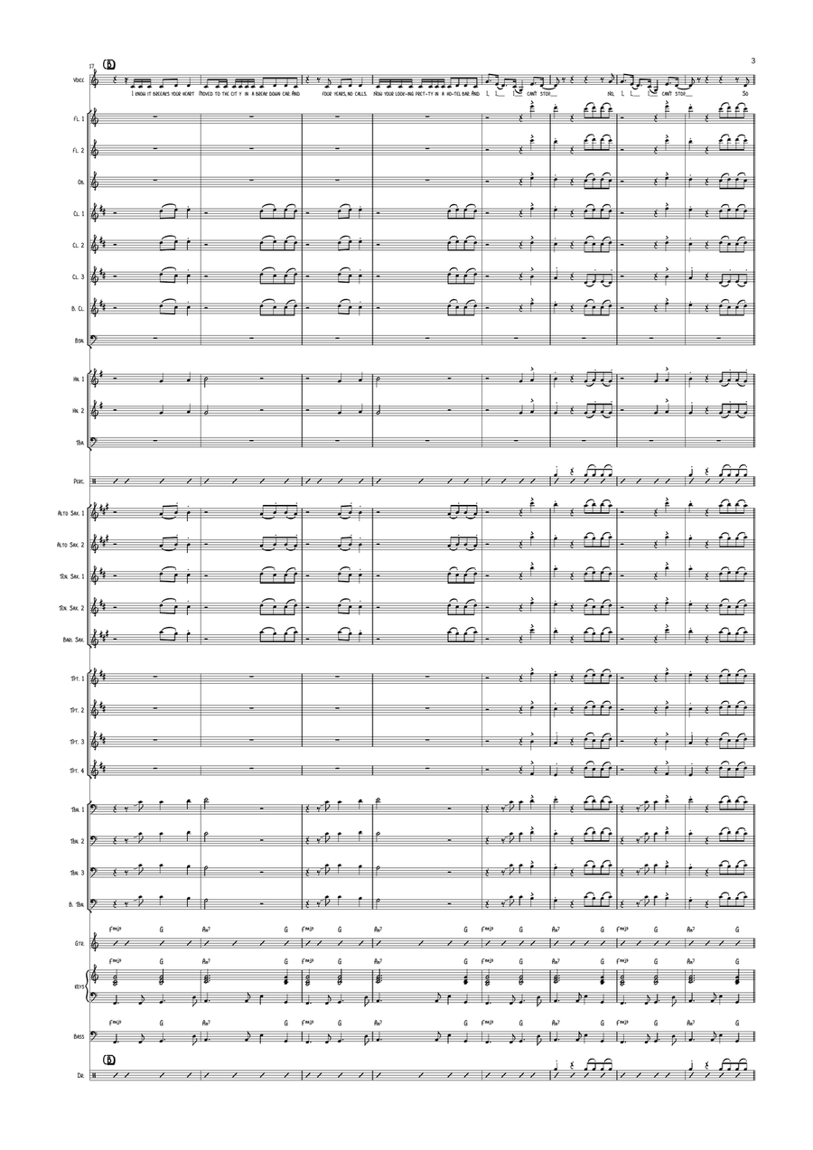 Closer Closer Concert Band scores gallery preview page 3