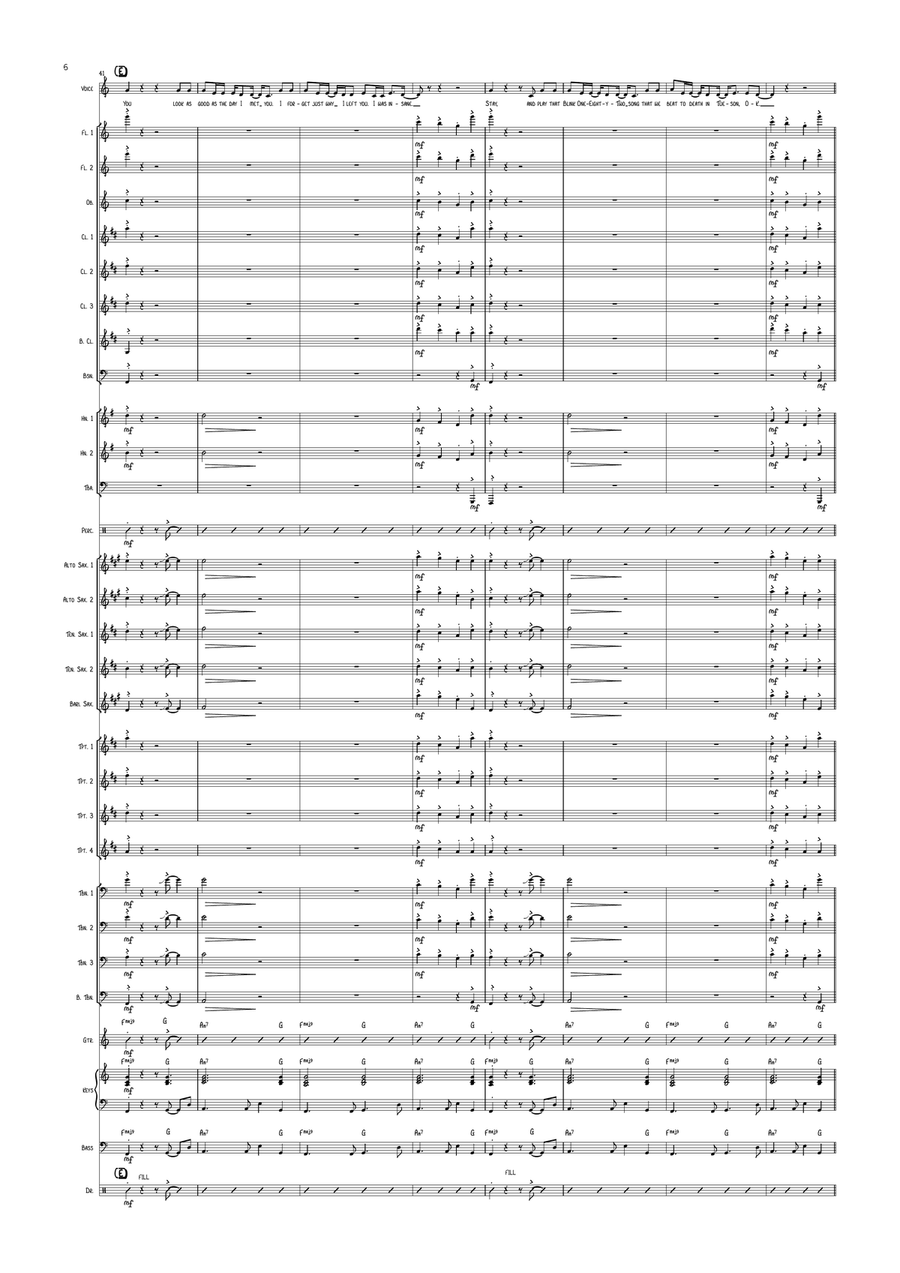 Closer Closer Concert Band scores gallery preview page 6