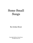 Some Small Songs