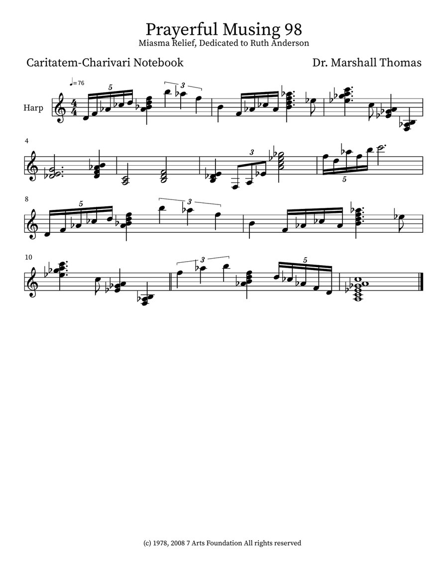 Prayerful Musing 98 Prayerful Musing 98 Small Ensemble scores gallery preview page 3