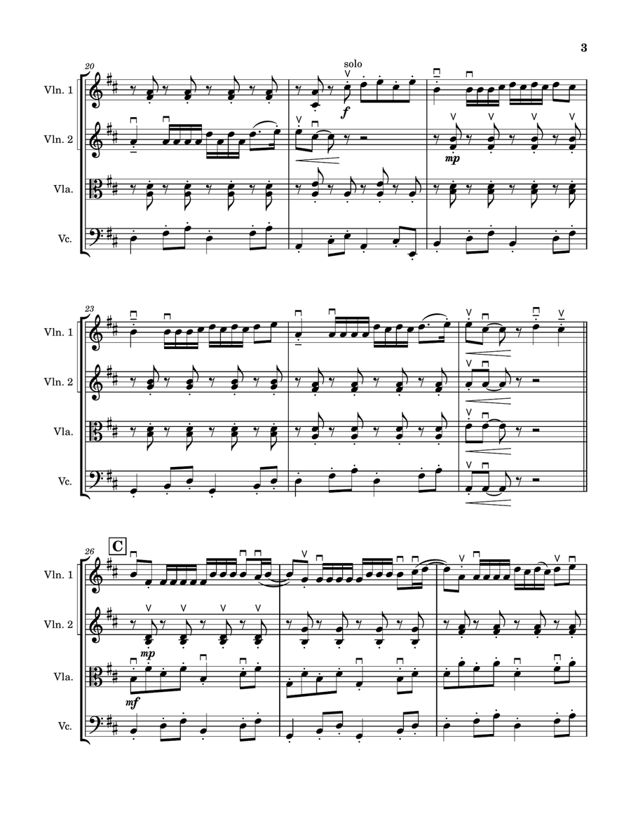 Despacito Despacito String Quartet scores gallery preview page 3