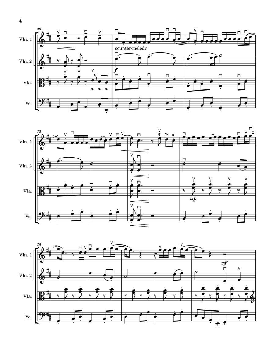 Despacito Despacito String Quartet scores gallery preview page 4