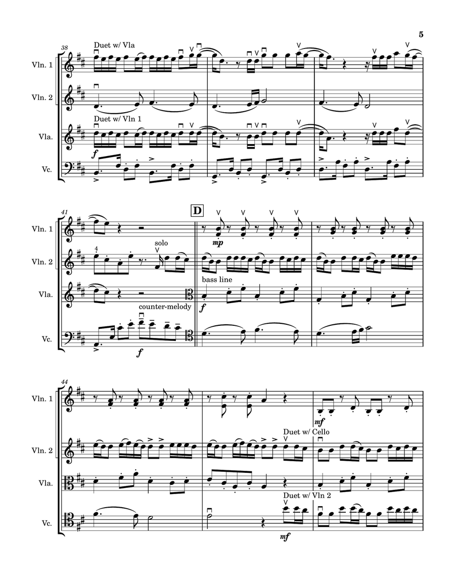 Despacito Despacito String Quartet scores gallery preview page 5