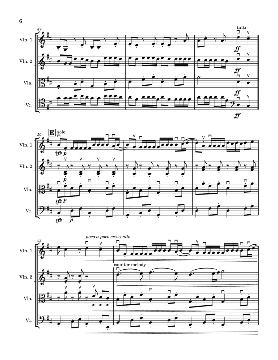Despacito Despacito String Quartet scores gallery preview page 6