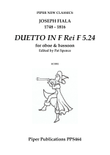 FIALA: DUETTO. IN FMAJOR FOR OBOE & BASSOON Rei F5.24