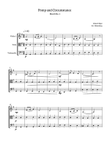 Pomp and Circumstance - String Trio with chords - Score and parts