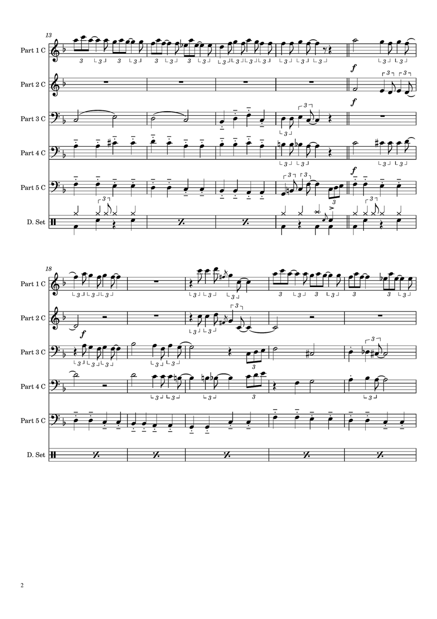 Les Champs Élysées Small Ensemble scores gallery preview page 2