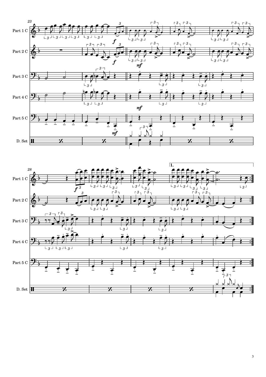 Les Champs Élysées Small Ensemble scores gallery preview page 3
