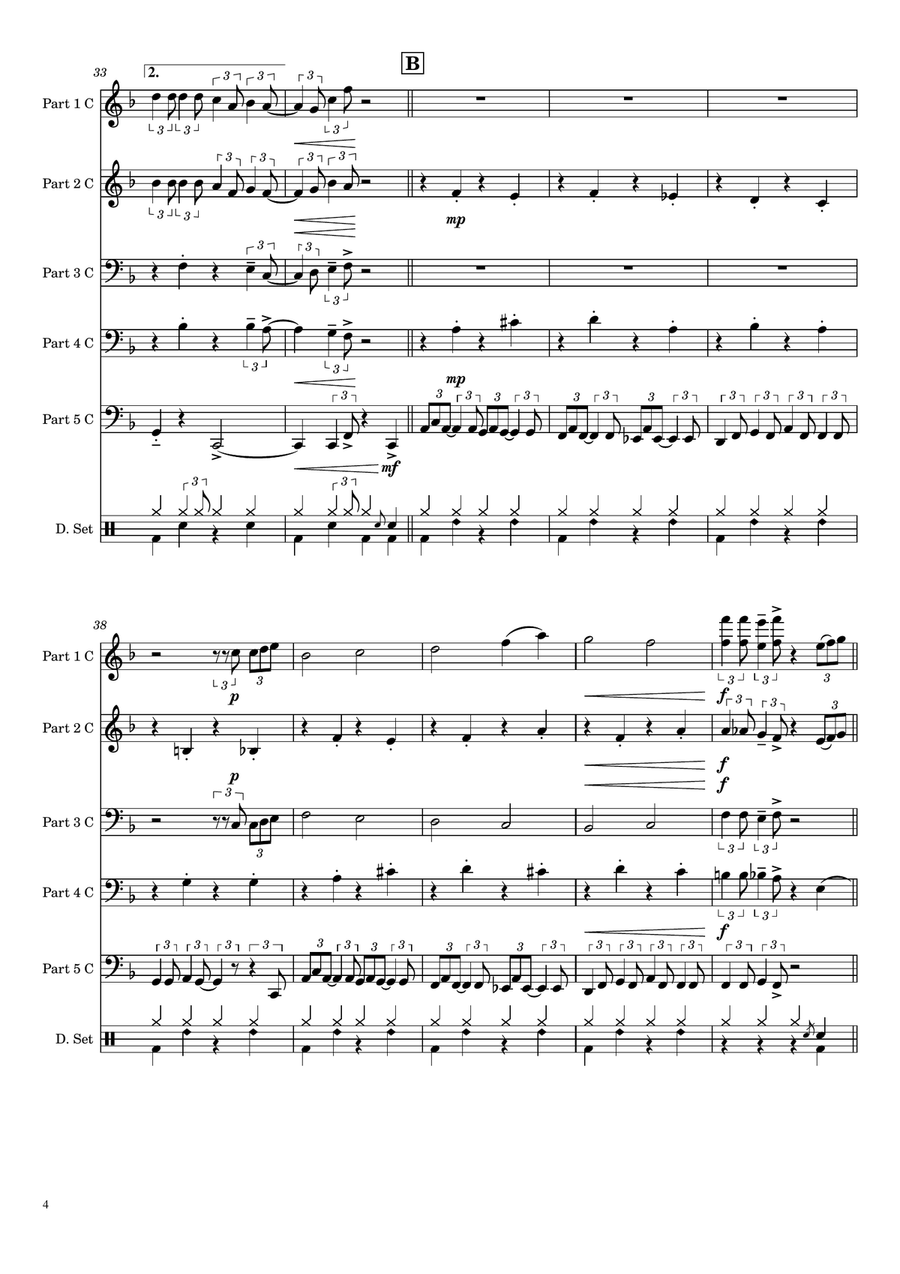 Les Champs Élysées Small Ensemble scores gallery preview page 4