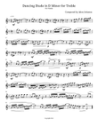 Dancing Etude in D minor for Treble