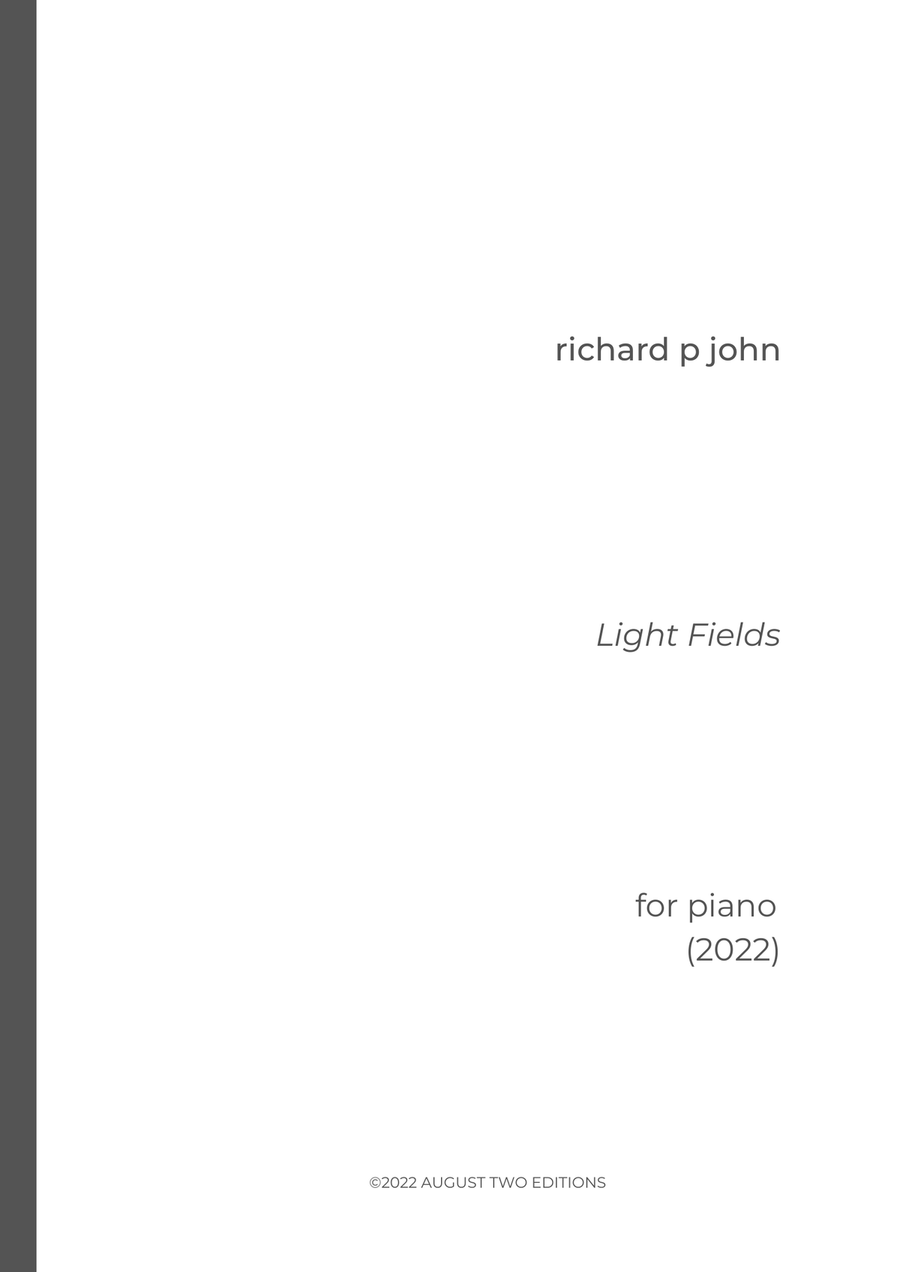 Light Fields Light Fields Piano Solo scores gallery preview page 1