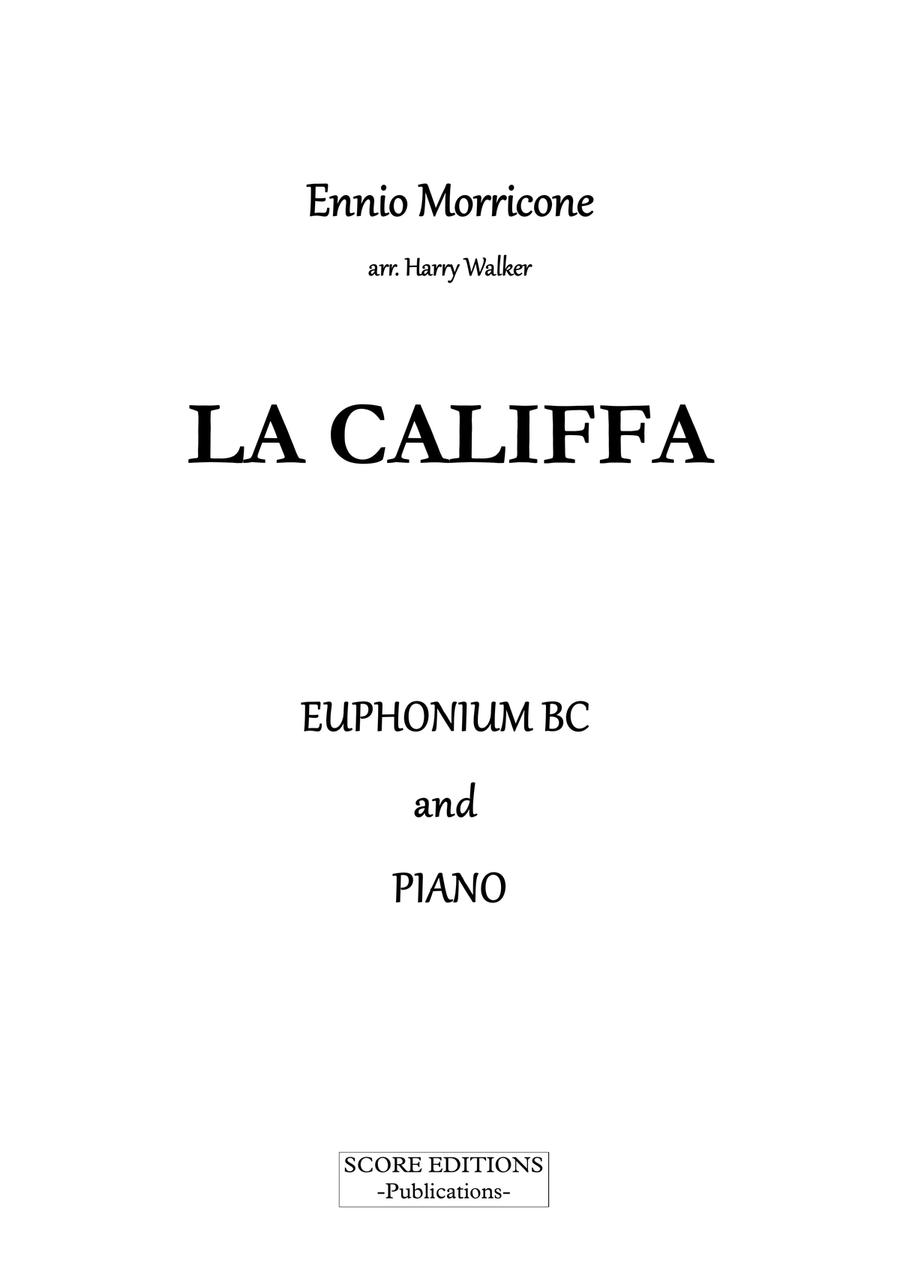 La Califfa La Califfa Euphonium scores gallery preview page 2