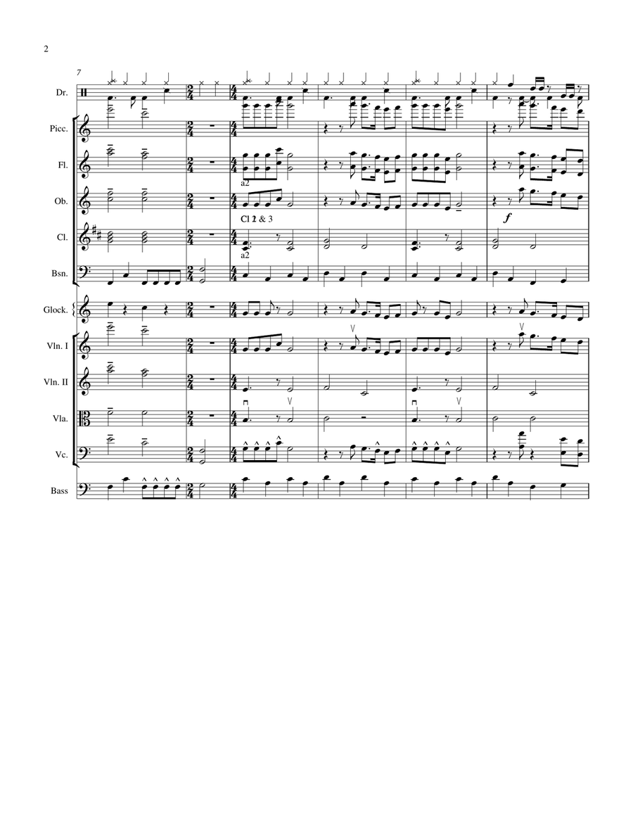 Medley: Venus with Venus Full Orchestra scores gallery preview page 2
