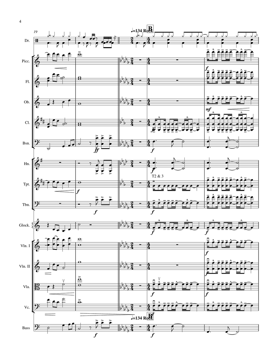 Medley: Venus with Venus Full Orchestra scores gallery preview page 4