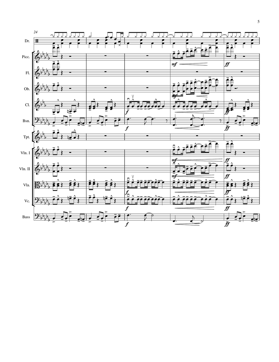 Medley: Venus with Venus Full Orchestra scores gallery preview page 5