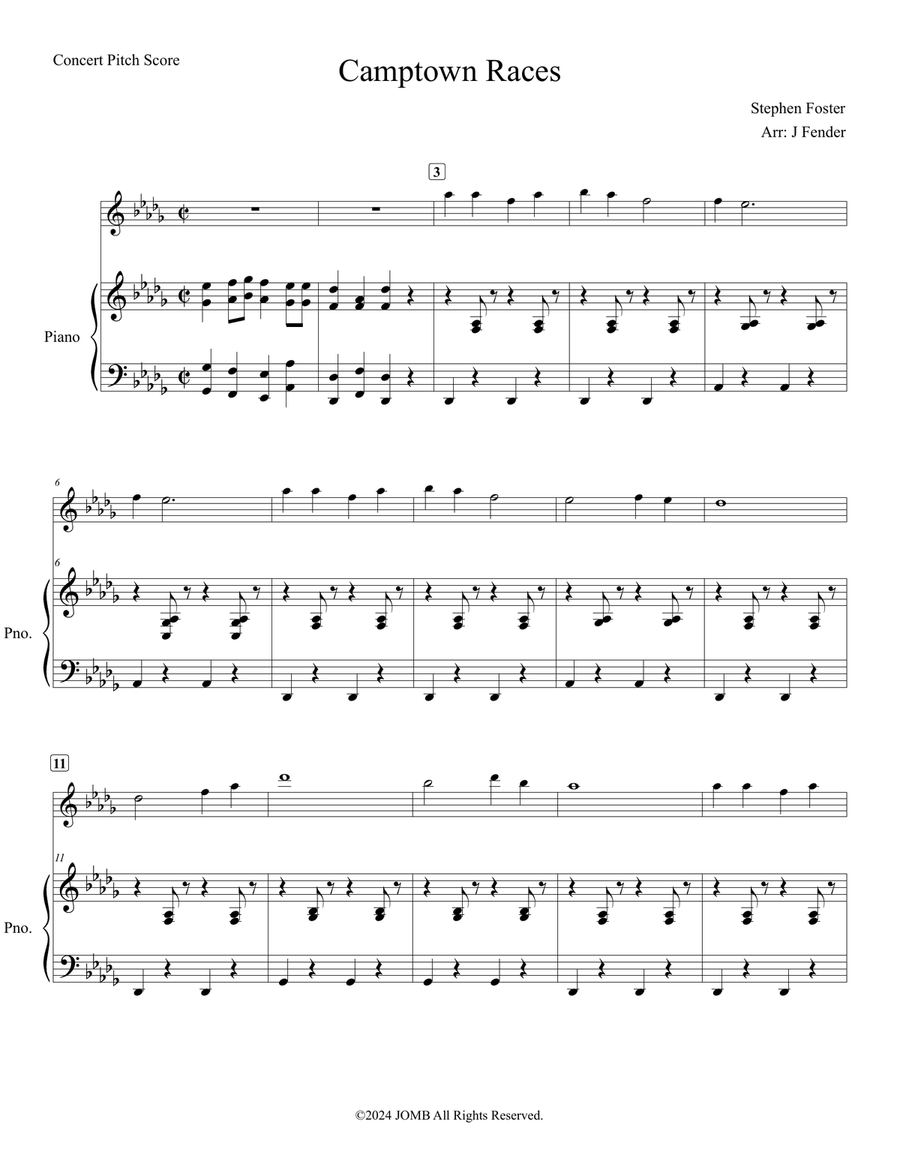 Camptown Races Camptown Races Piano Method scores gallery preview page 2