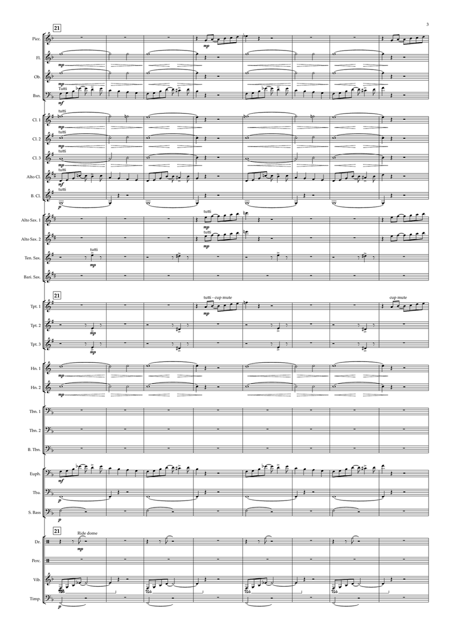 Jazz Suite No. 3 Concert Band scores gallery preview page 3